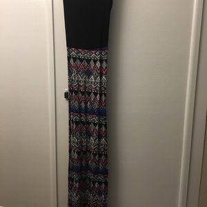 Aztec, cutout back, maxi